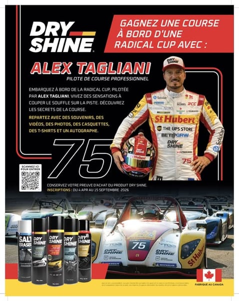 Concours Gagnez une course à bord du Radical Cup avec Alex Tagliani!