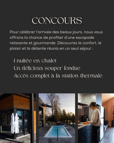 Concours Gagnez une escapade au Versant Mont-Sainte-Anne!