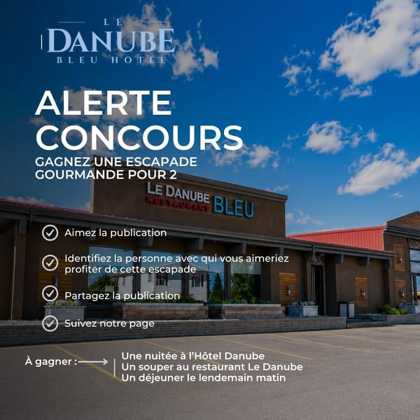 Concours Gagnez une escapade gourmande pour deux!