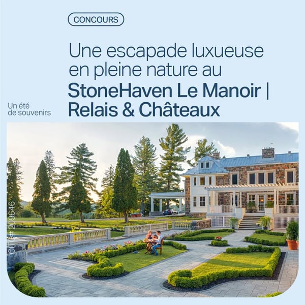 Concours Gagnez une escapade luxueuse pour 2 personnes!