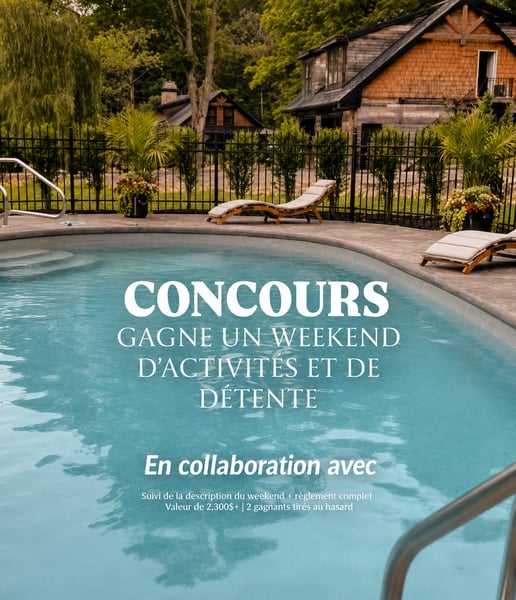 Concours Gagnez une escapade pour deux!