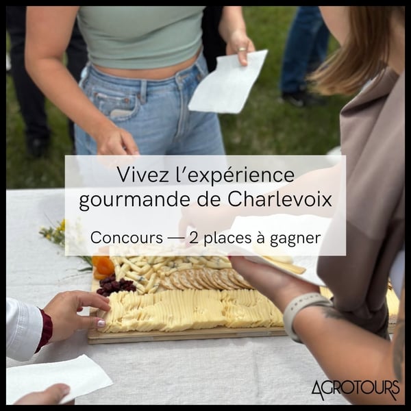 Concours Gagnez une expérience gourmande dans Charlevoix!