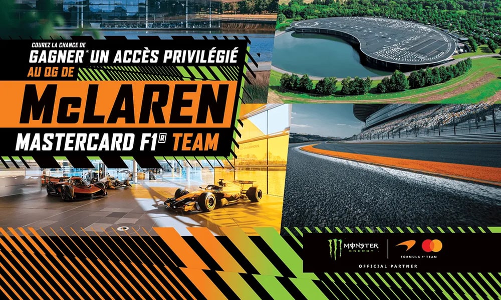 Concours Gagnez une expérience tout-accès au domicile de l'équipe McLaren Mastercard F1!