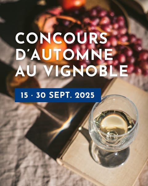 Concours Gagnez une expérience unique :  une visite privée avec dégustation pour 2 personnes