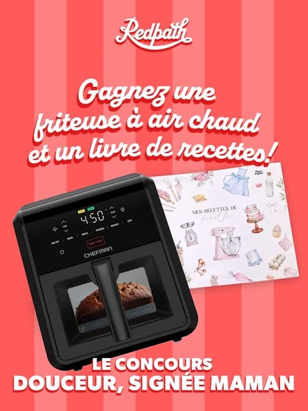 Concours Gagnez une friteuse à air chaud, et un livre de recettes!