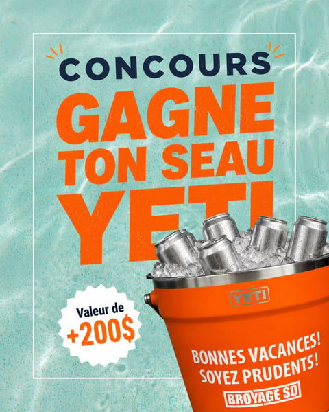 Concours Gagnez une glacière Yéti!