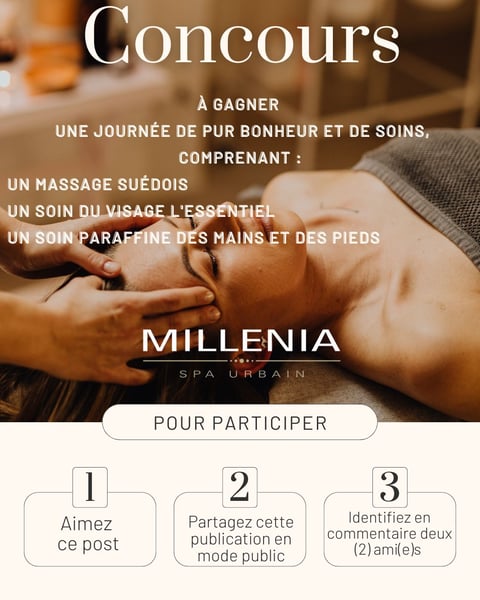 Concours Gagnez une journée de pur bonheur et de soins Concours Gagnez une journée de pur bonheur et de soins