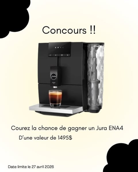 Concours Gagnez une Jura ENA4 d’une valeur de 1495$!