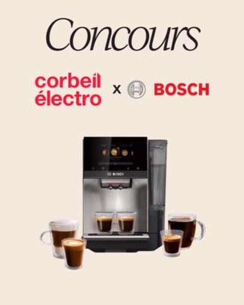Concours Gagnez une machine à café Bosch série 800!