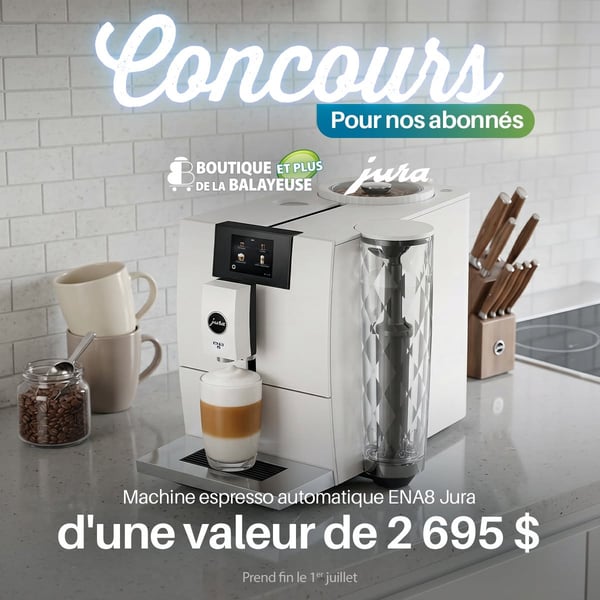 Concours Gagnez une machine espresso automatique ENA8 de Jura!