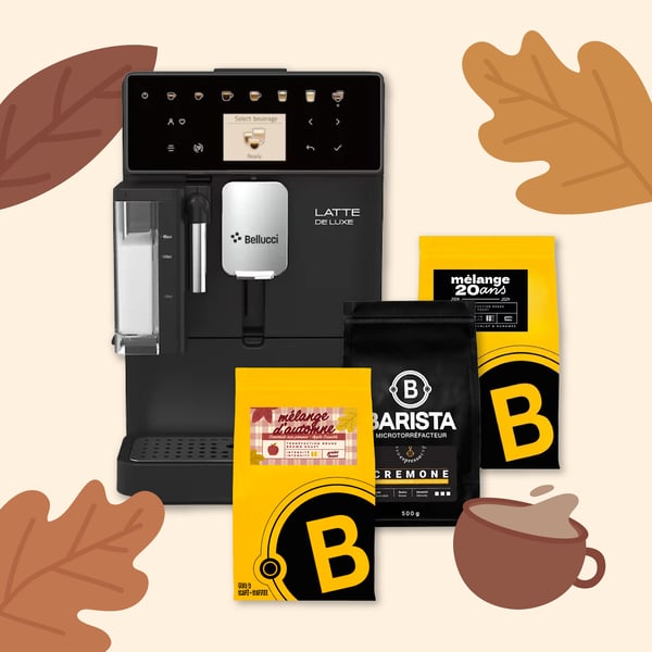 Concours Gagnez une machine espresso Belluci Latte Deluxe!