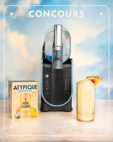 Concours Gagnez une machine Slushi et une caisse Atypique Piña Colada!