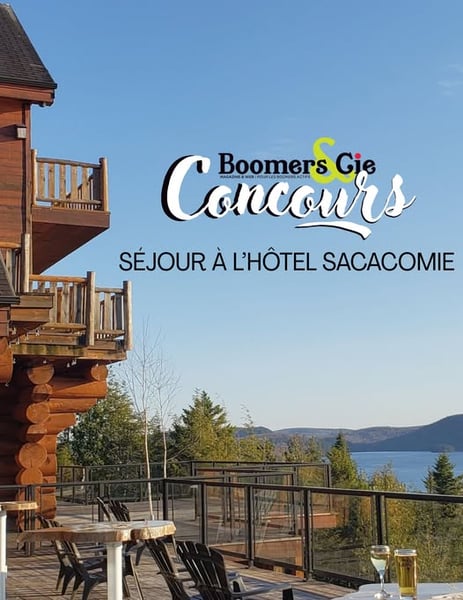 Concours Gagnez une nuitée à l'hôtel-spa Sacacomie à Saint-Alexis-des-Monts!