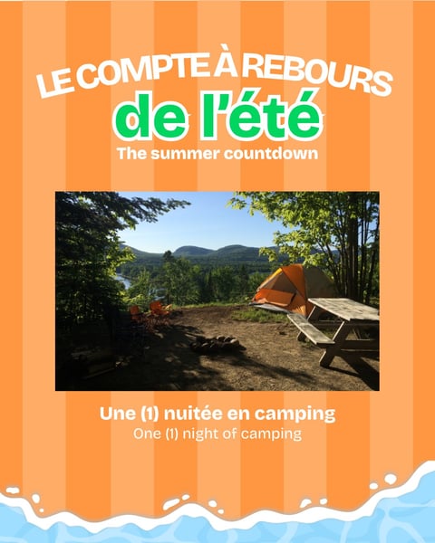 Concours Gagnez une nuitée au Camping Valcartier durant la saison estivale 2026!