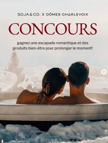 Concours Gagnez une nuitée au domaine Charlevoix!