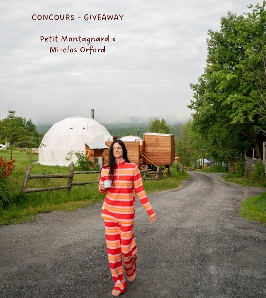 Concours Gagnez une nuitée dans un dôme chez mi-clos, dômes à Orford et une carte-cadeau Petit montagnard de 250$!