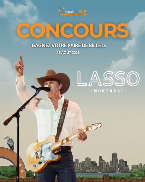 Concours Gagnez une paire de billets pour le festival Lasso!