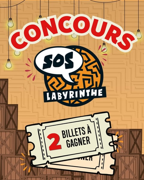 Concours Gagnez une paire de billets pour SOS Labyrinthe!