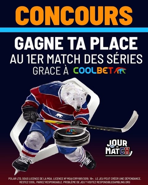 Concours Gagnez une paire de billets pour vivre le premier match des séries à domicile!