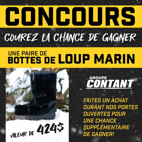 Concours Gagnez une paire de bottes de loup marin !