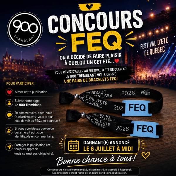 Concours Gagnez une paire de bracelets pour le Festival d'été de Québec!