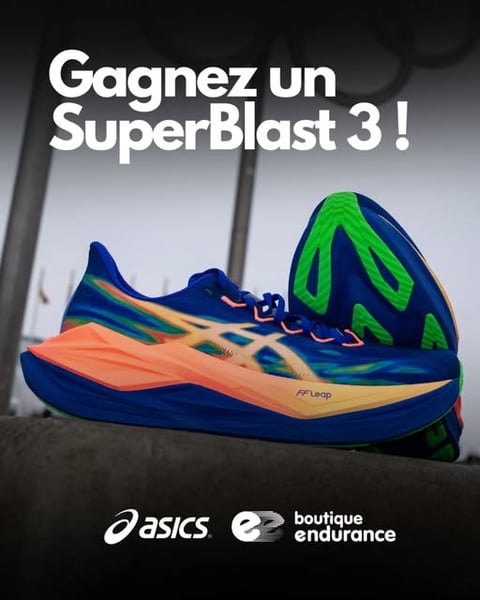 Concours Gagnez une paire de chaussure Asics SuperBlast 3 !