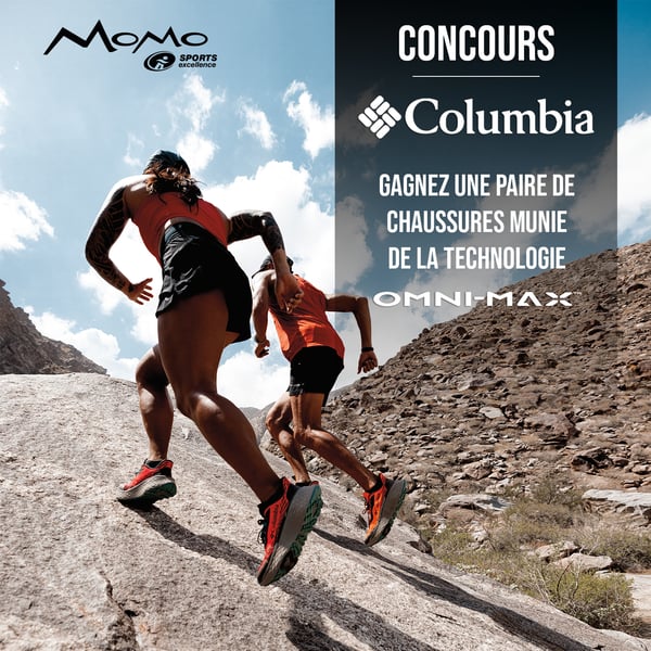 Concours Gagnez 1 paire de chaussures Columbia!