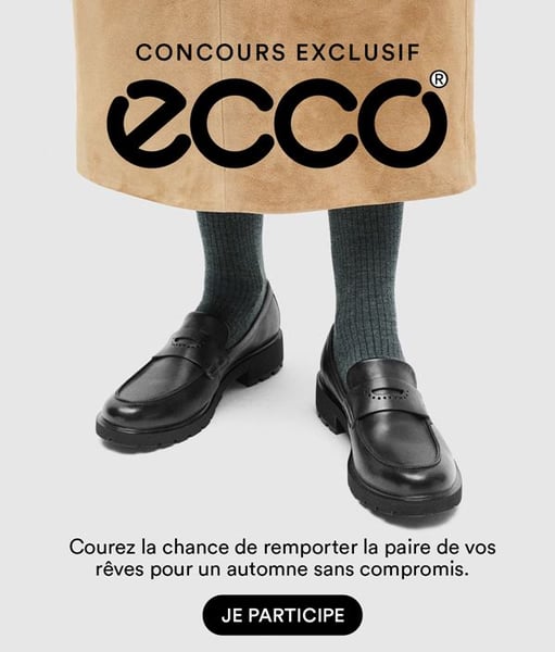 Concours Gagnez une paire de chaussures ECCO au choix!