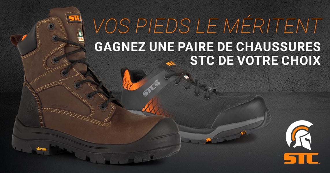 Concours Gagnez une paire de chaussures STC de votre choix