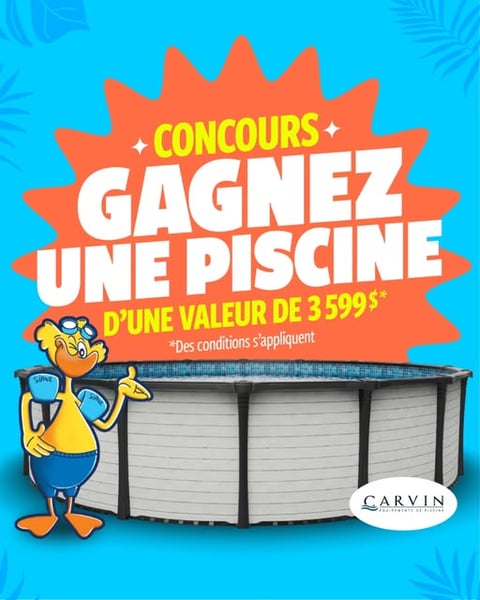 Concours Gagnez une piscine!