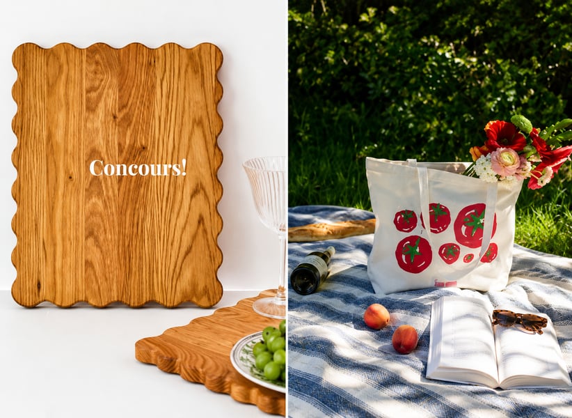 Concours Gagnez une planche et un tote tomaté!