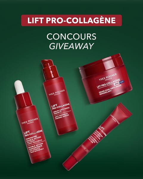 Concours Gagnez une routine de soins visage de votre choix Yves Rocher Canada!