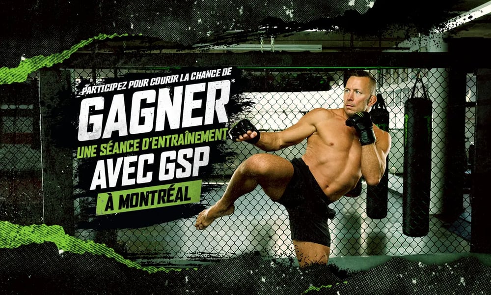 Concours Gagnez une séance d'entrainement avec Georges St-Pierre!