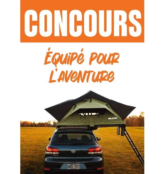 Concours Gagnez une tente de toit WILDTEK Sequoia-M et un rack pour pickup RAXA Systems ou bien un système de barres de toit THULE!