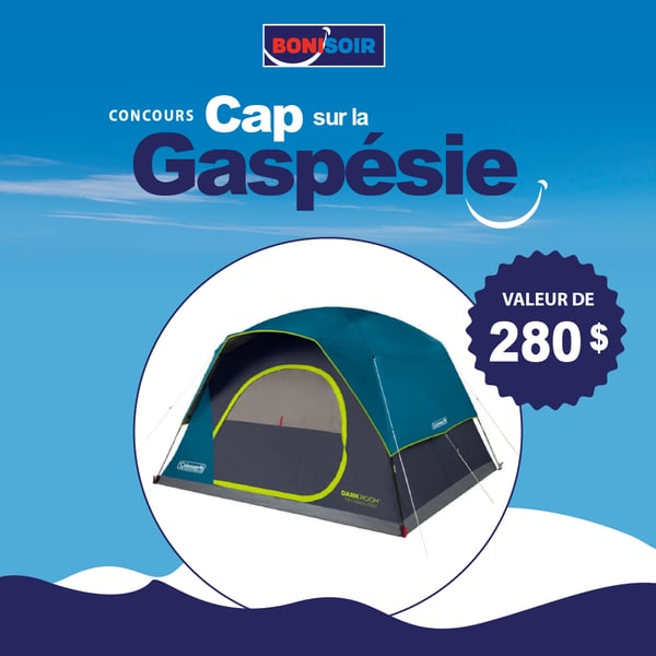 Concours Gagnez une tente Skydome Dark Room 6 places de Coleman!