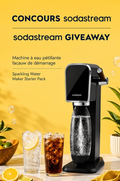 Concours Gagnez une toute nouvelle SodaStream!