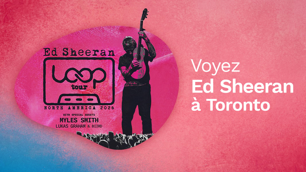 Concours Rythme FM 105,7 Gagnez vos billets et 1000$ pour aller voir Ed Sheeran à Toronto!
