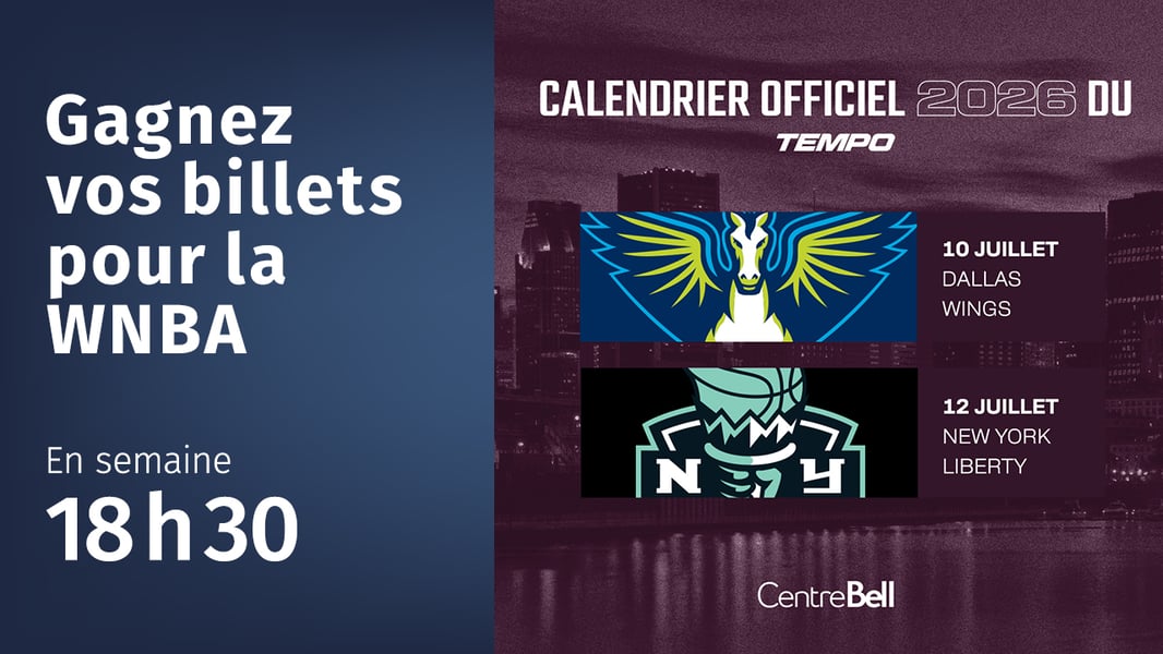 Concours Gagnez vos billets pour la WNBA!