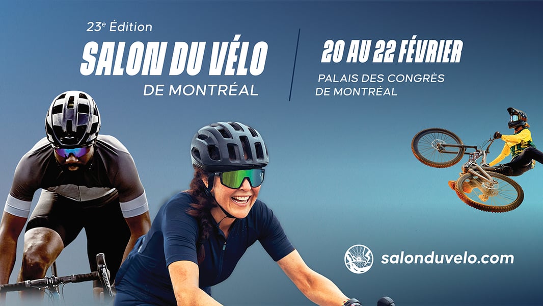 Concours Gagnez vos billets pour le salon du vélo de Montréal!