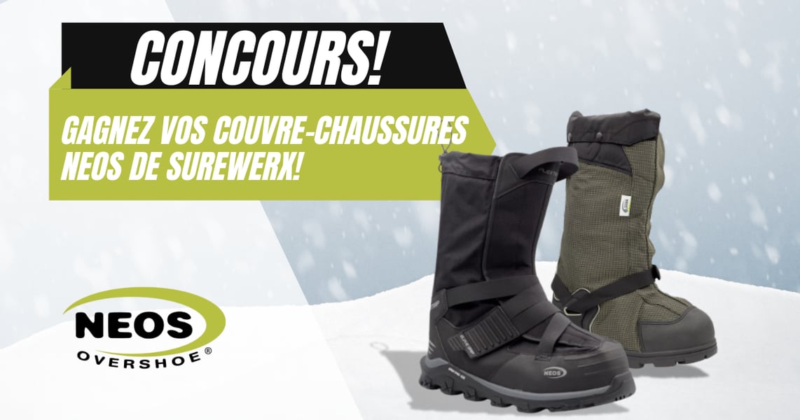 Concours Gagnez vos couvre-chaussures NEOS de Surewerx!