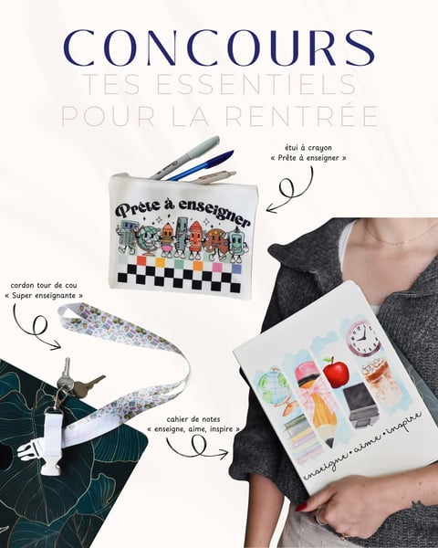Concours Gagnez vos essentiels pour la rentrée!