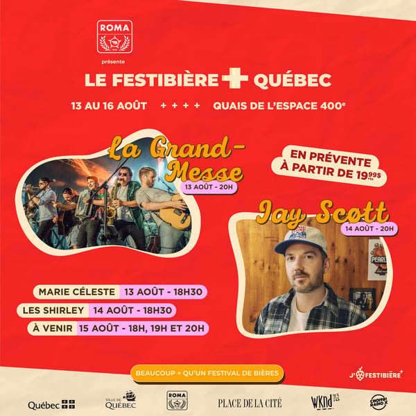 Concours Gagnez vos passes VIP pour le Festibière de Québec!
