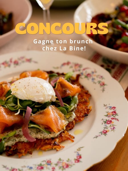 Concours Gagnez votre brunch à La Bine!