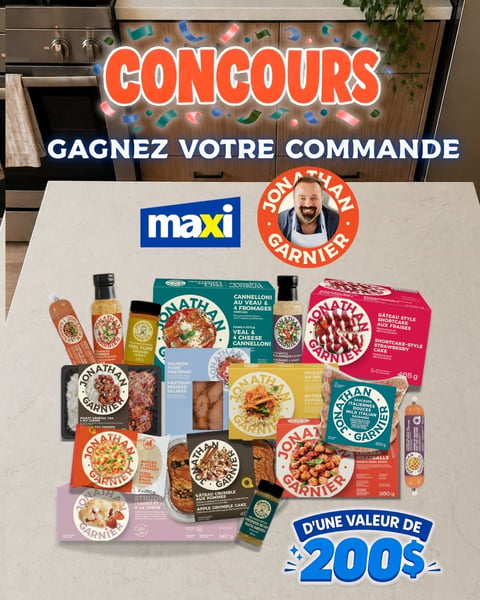 Concours Gagnez votre commande de produits Jonathan Garnier!