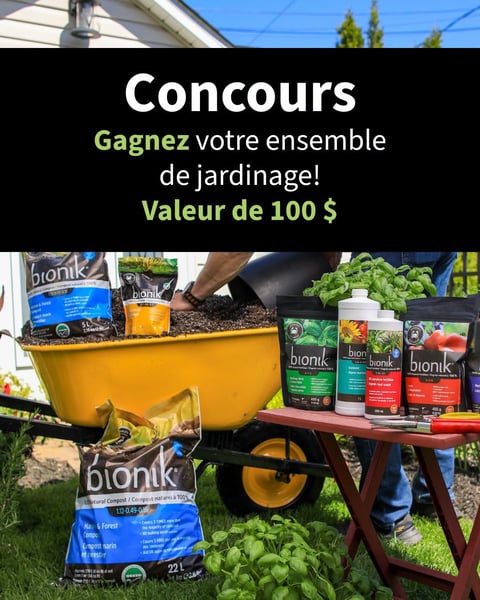 Concours Gagnez votre ensemble de jardinage!