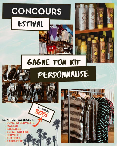 Concours Gagnez votre kit personnalisé Oasis Surf!