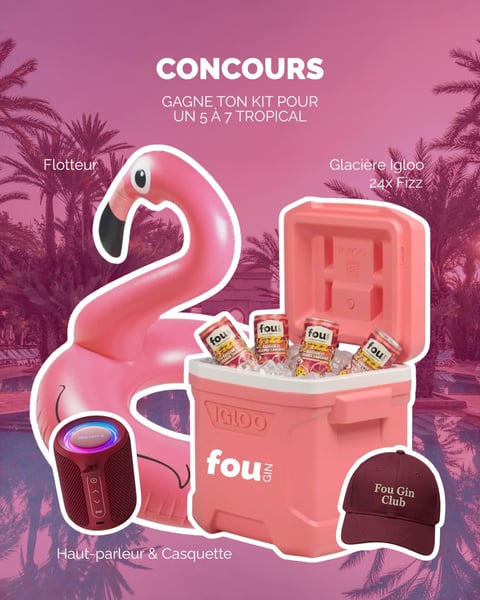 Concours Gagnez votre kit pour un 5 à 7 tropical!