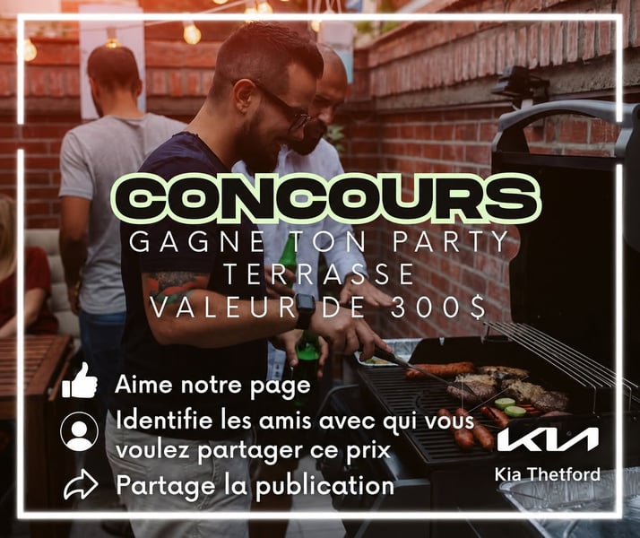 Concours Gagnez votre party terrasse!