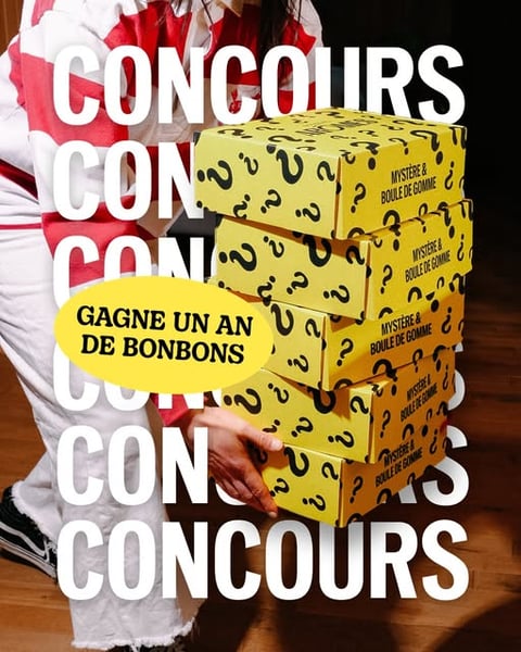 Concours Gagnez votre réserve de bonbons pour l'année!