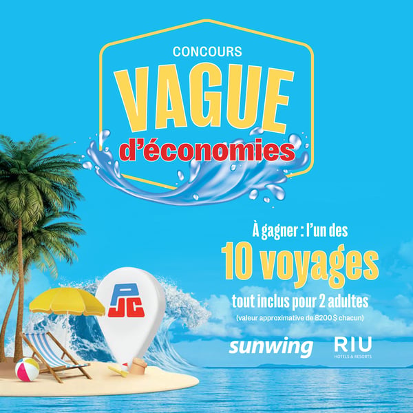 Concours Jean Coutu Gagnez l’un des dix voyages au soleil pour deux adultes!